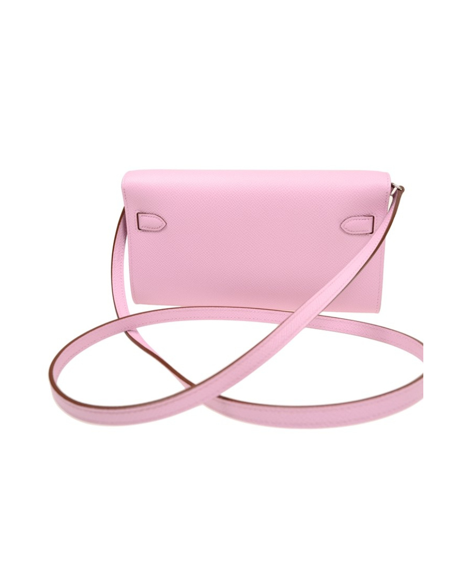 Pre-owned Hermes Kelly To Go Series Shoulder Bags In Pink