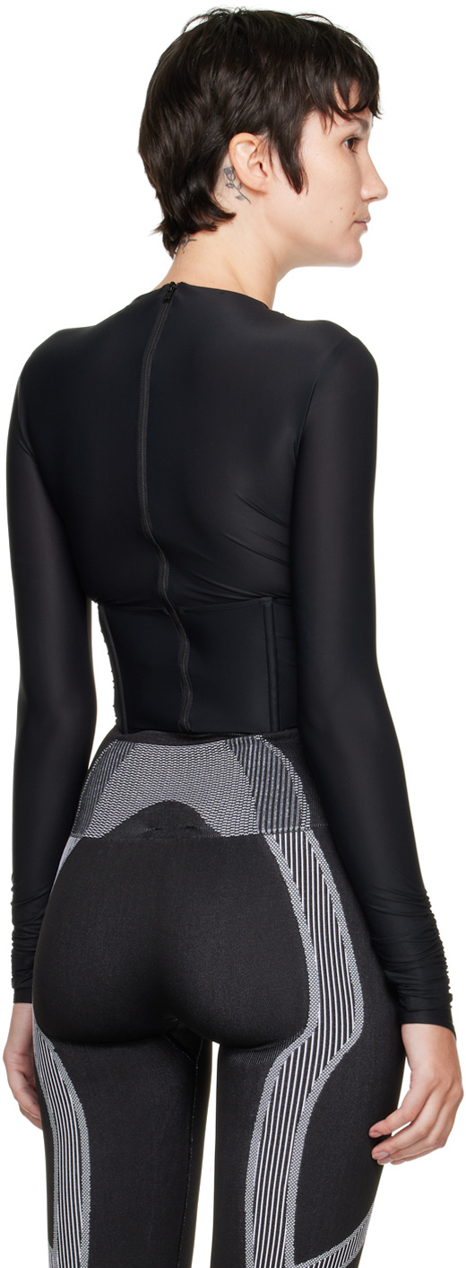 Misbhv Pandora Long-sleeve Top In Black