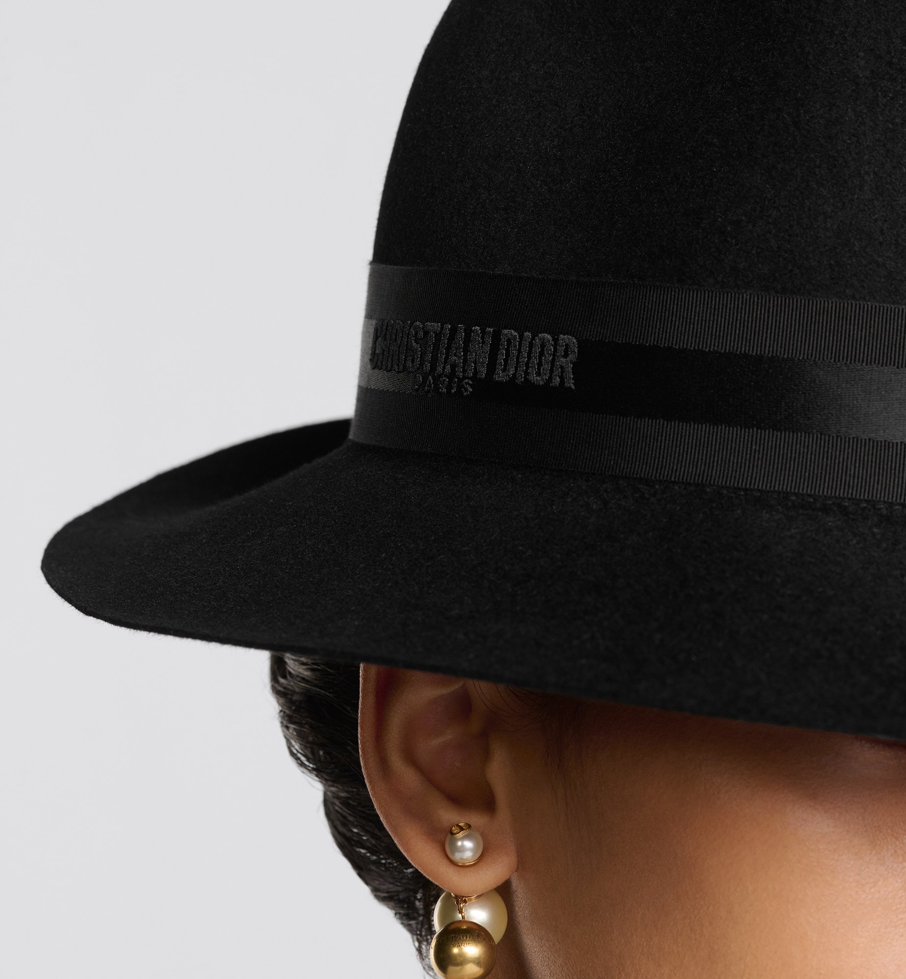Dior Logo Hat In Black