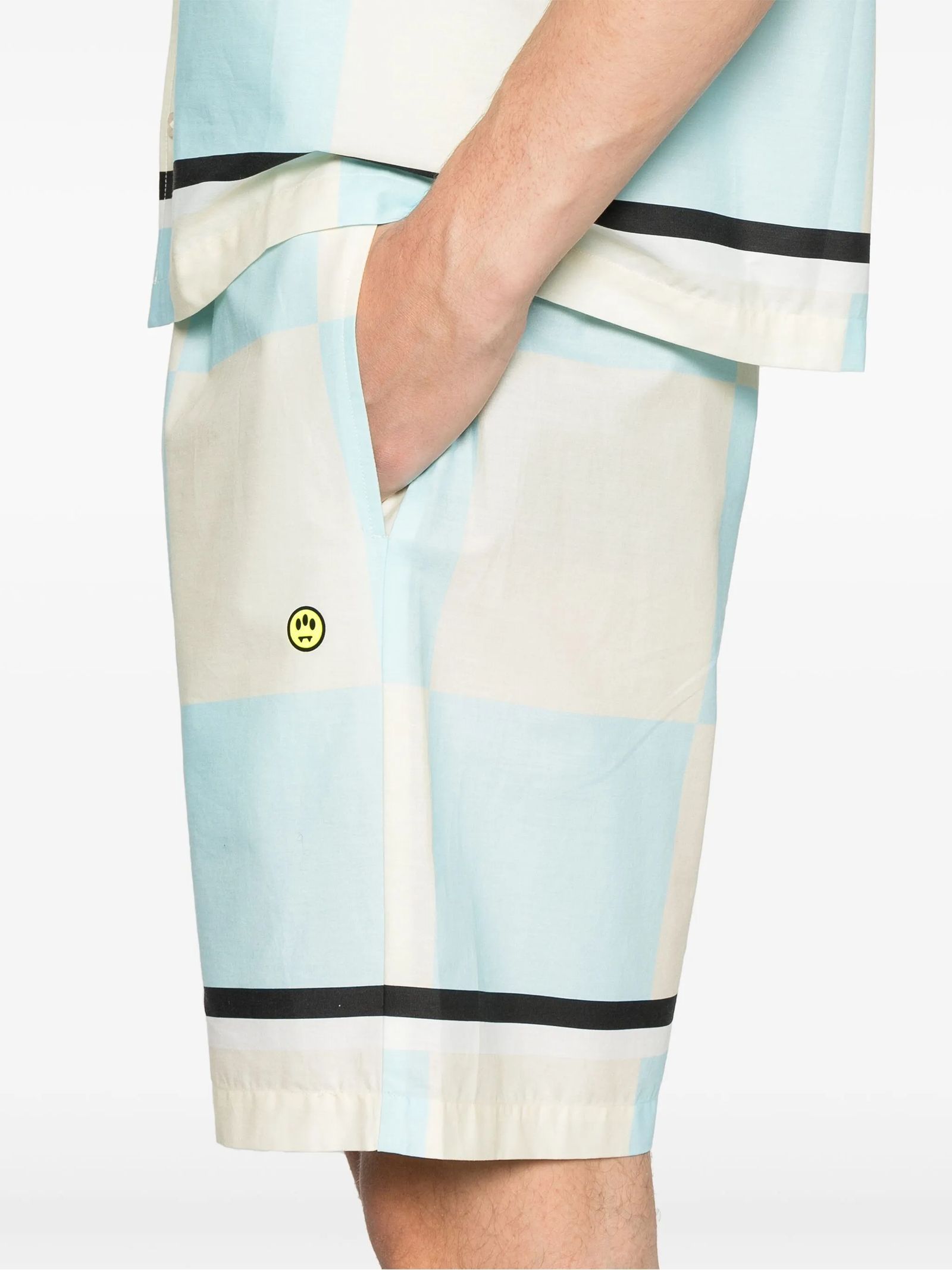 BARROW BARROW CHECK PATTERN SHORTS