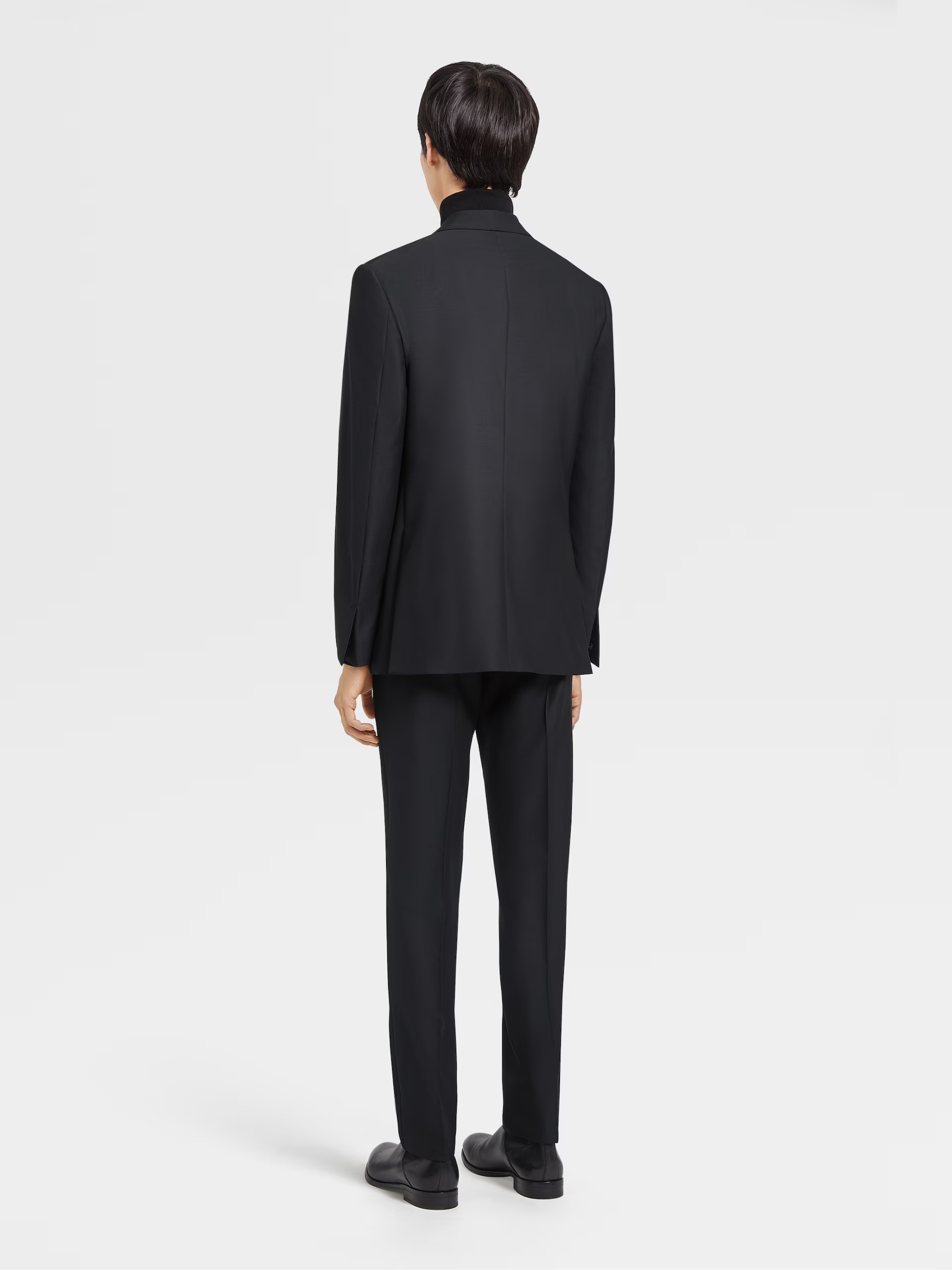 Zegna Trofeo 600 Tailored Evening Suit In Black