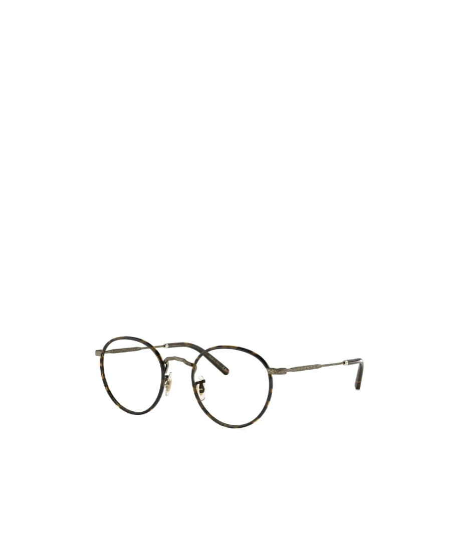 Oliver Peoples Round Frame Plain Mirror In White