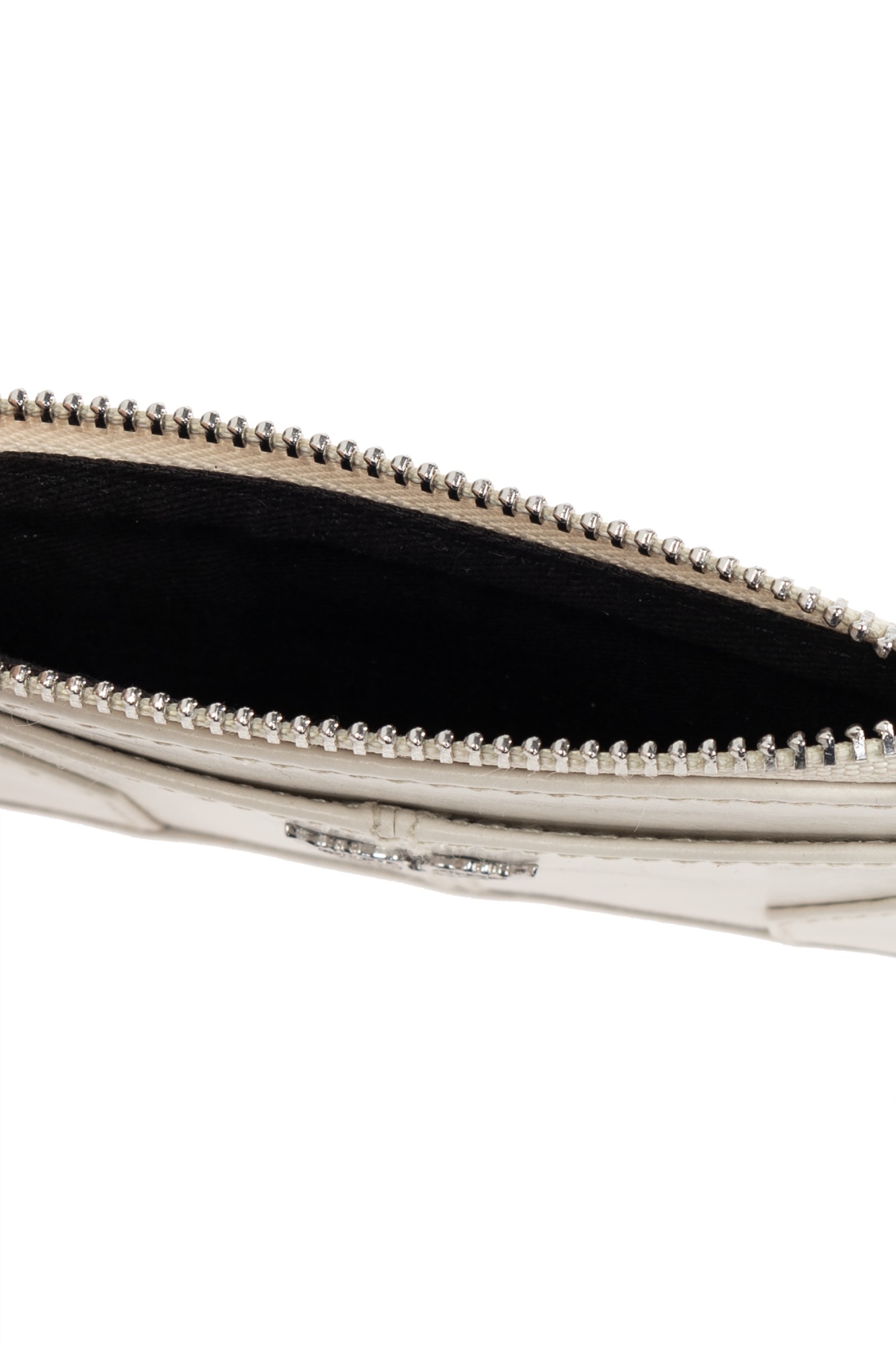 Zadig & Voltaire Sunny Leather Card Holder In White