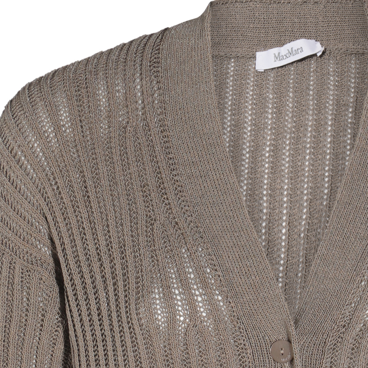 Max Mara Long-sleeved Sweater In Gray