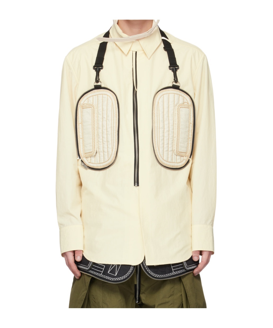 Craig Green Padded-pocket Detail Shirt In White