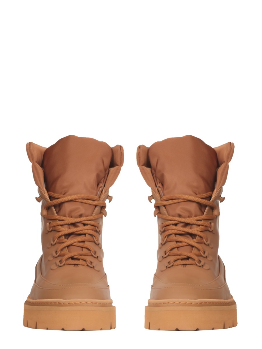 Gia Couture Strapping Design And Ankle Boots In Brown