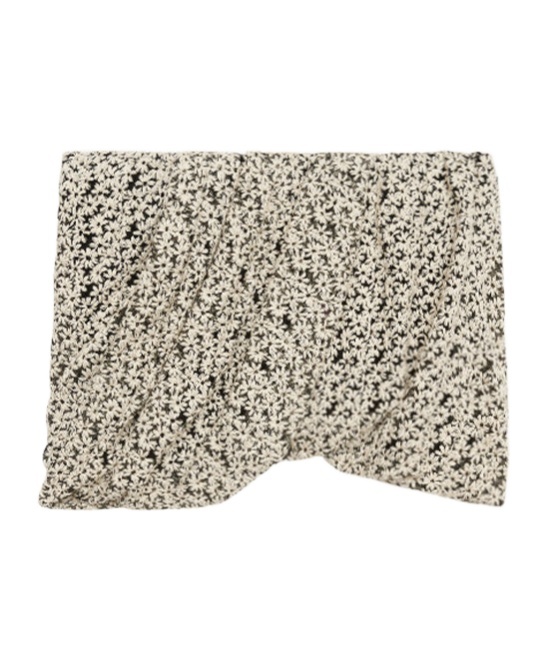 Isabel Marant Stacya Draped Embroidered Cotton-blend Tulle Mini Skirt In Neutral