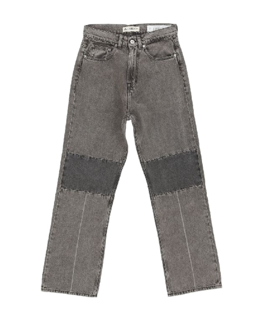 Our Legacy 25.5cm Extended Third Cut Cotton Jeans In Gray