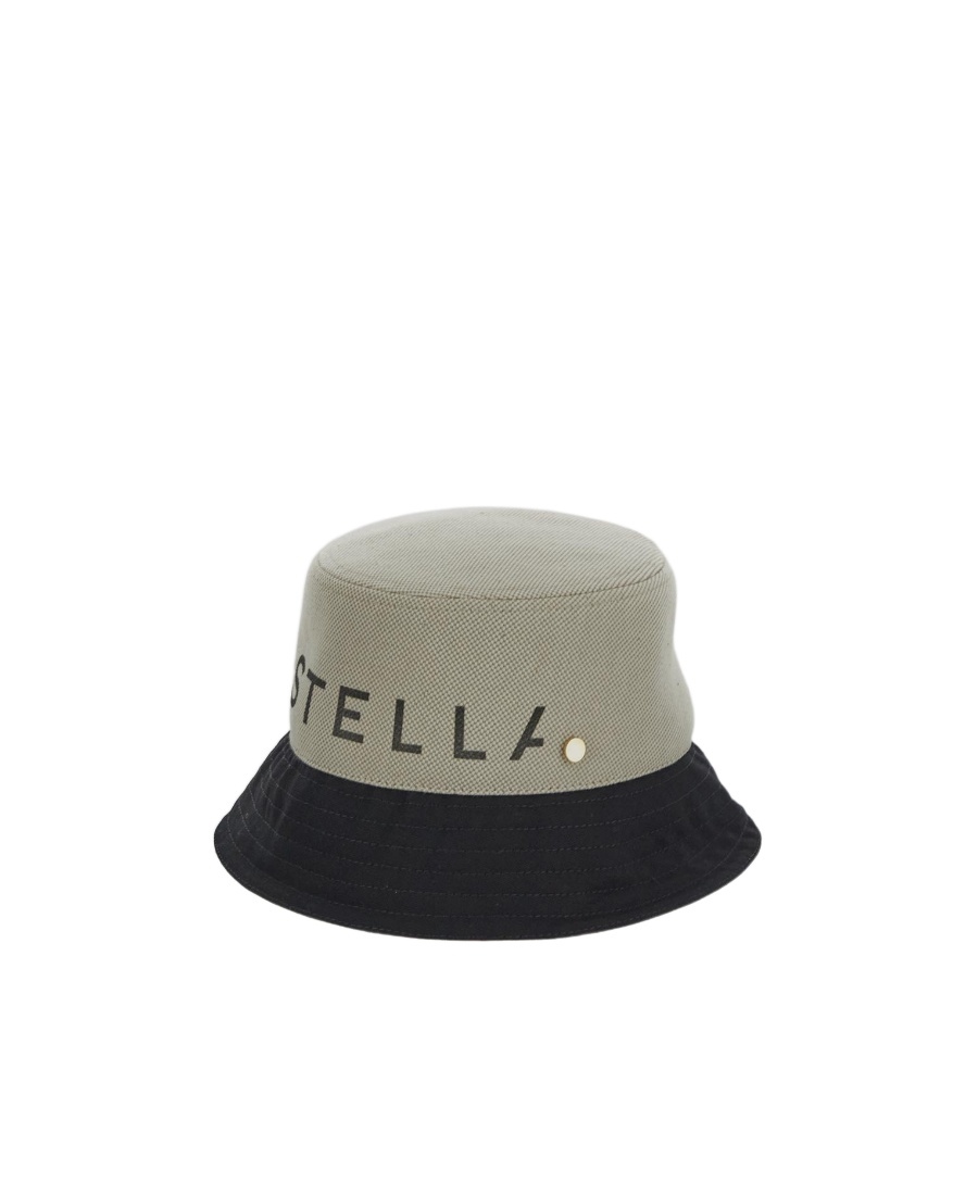 Stella Mccartney Two-toned Bucket Hat In Black