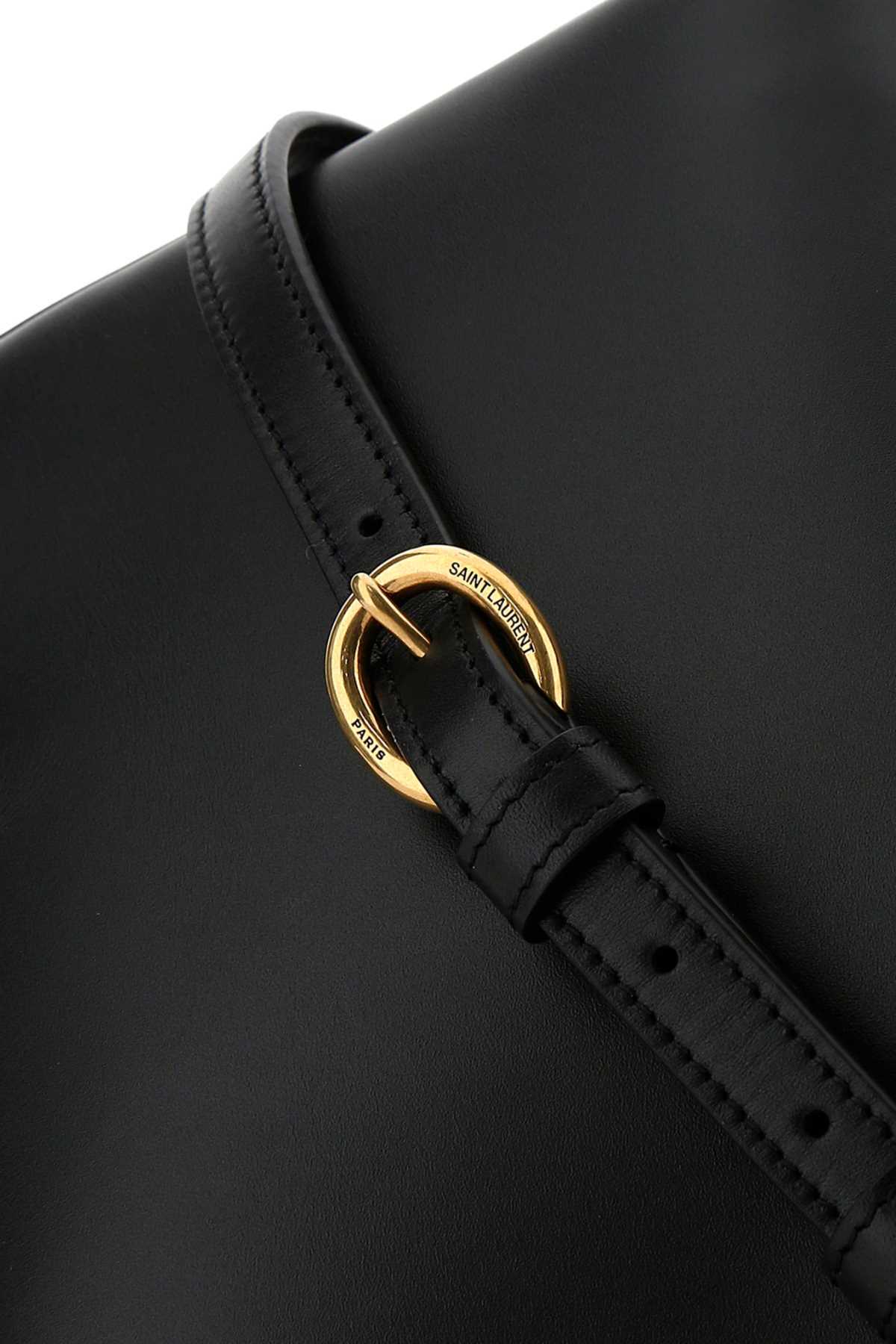 Saint Laurent Le Maillon Crossbody Bag In Black