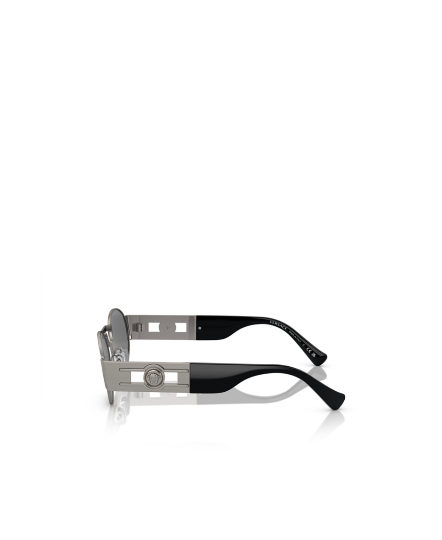Versace Color Logo Sunglasses In Gray