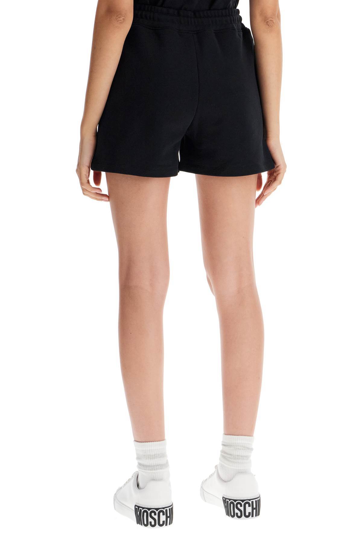 Moschino Sweatshirt Shorts In Black
