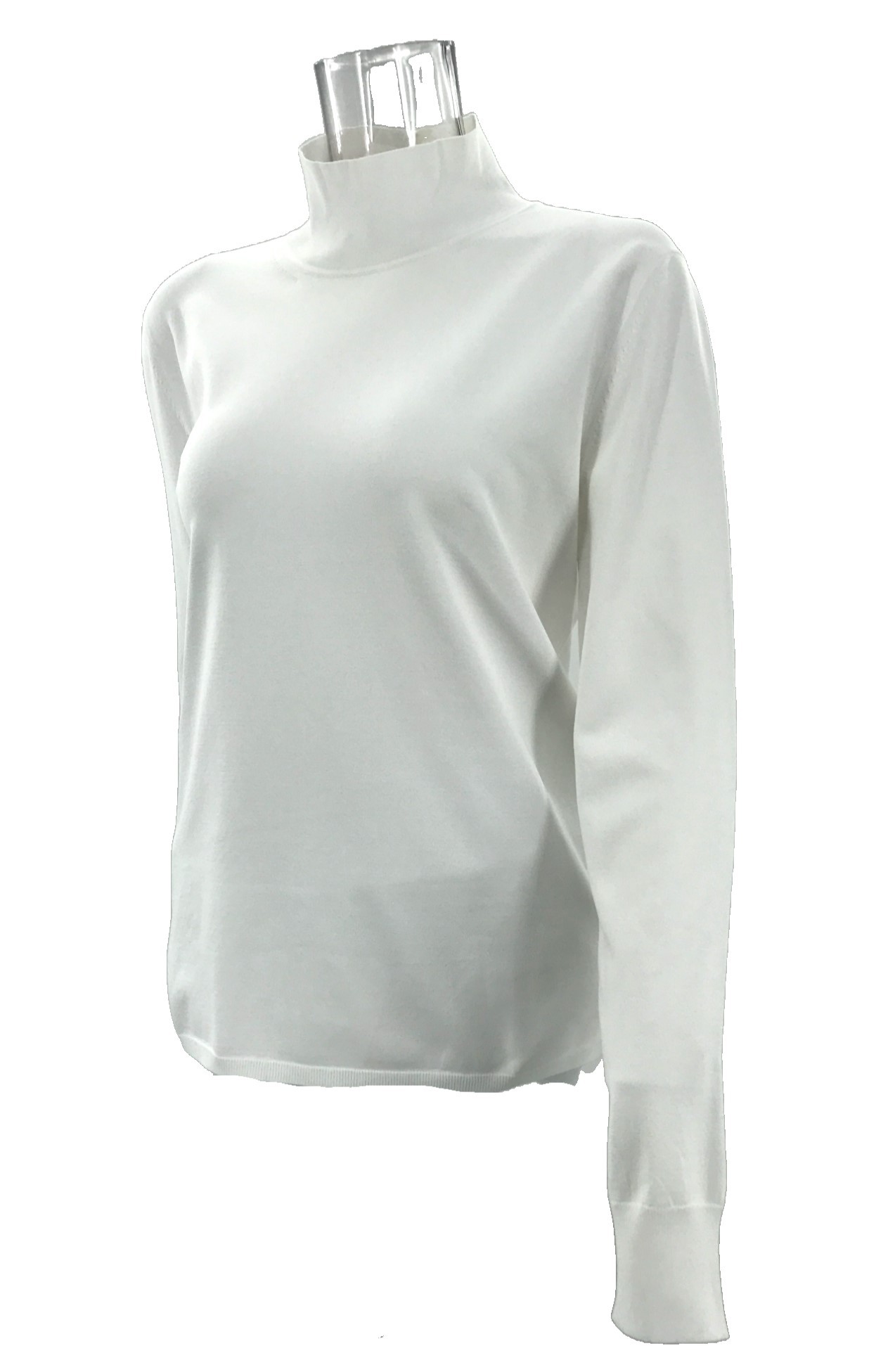 Max Mara Long-sleeved Sweater In White
