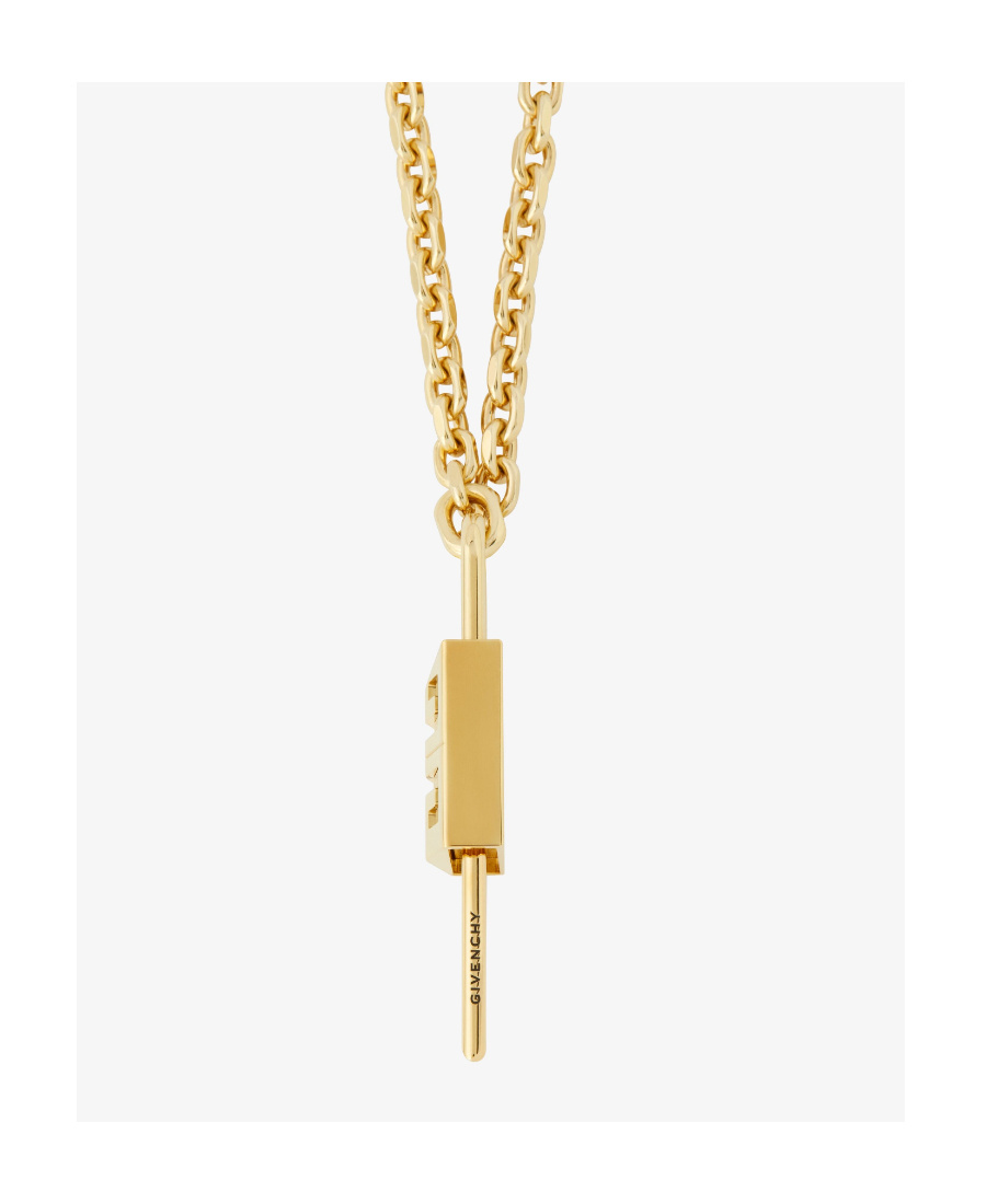 Givenchy 4g Padlock-pendant Necklace In Yellow