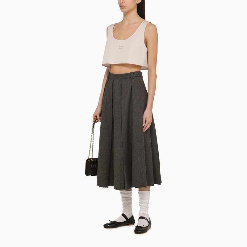Shop Miu Miu Sleeveless Vest