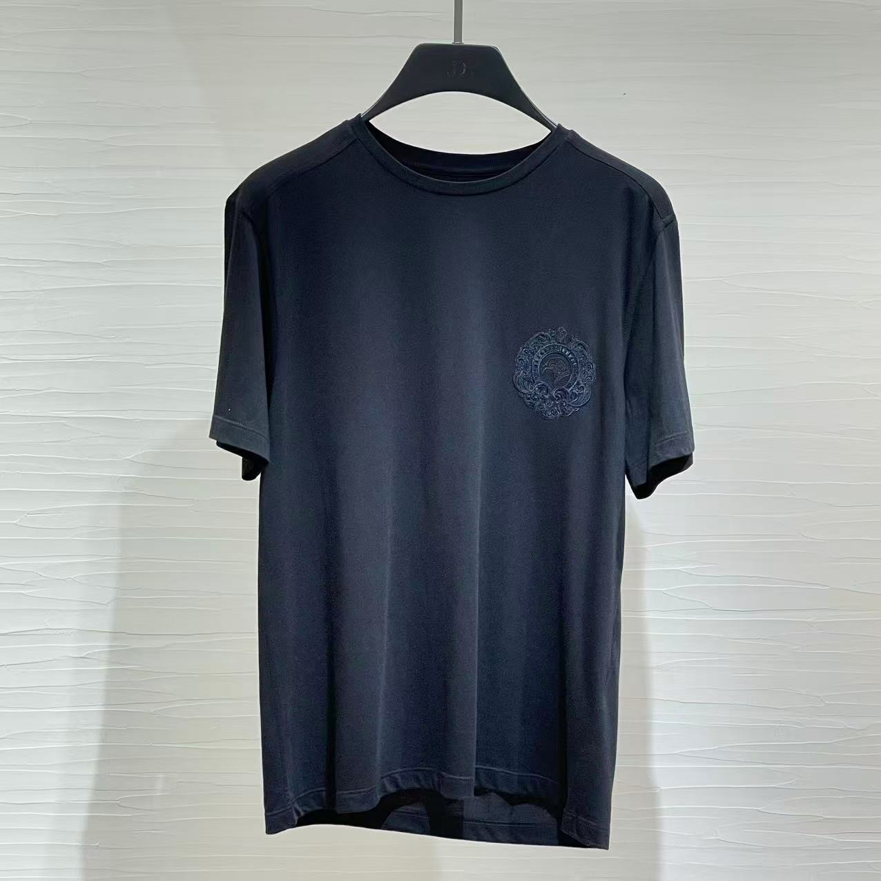 Stefano Ricci Crew Neck T-shirt In Blue