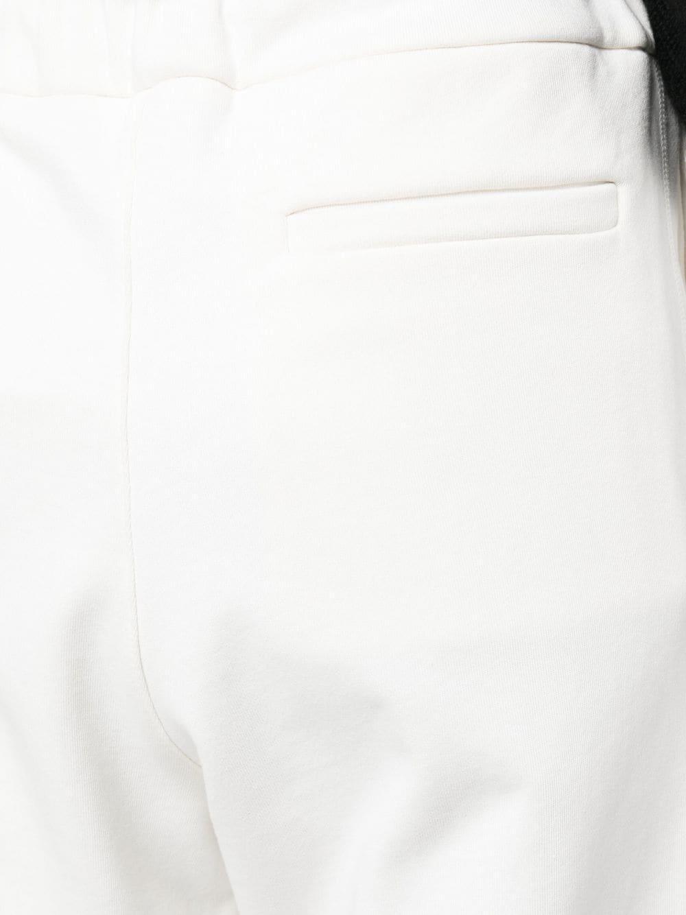Jil Sander Drawstring-waistband Cotton Trousers In White