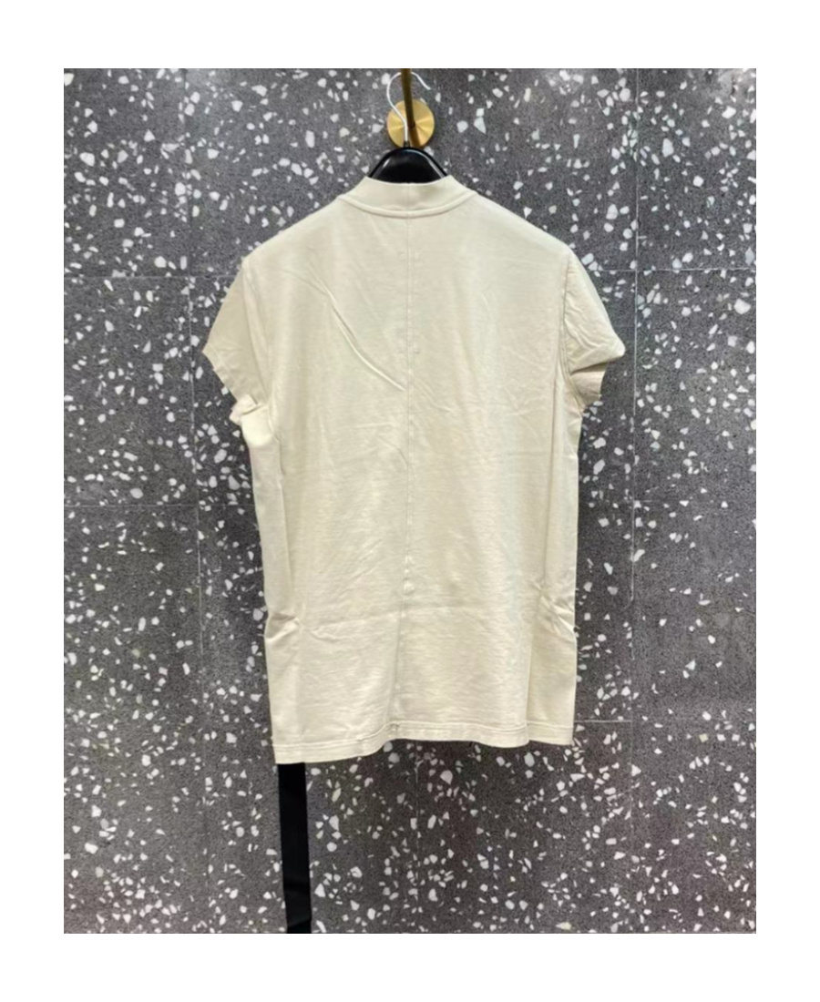 Rick Owens Drkshdw Round-necked T-shirt In White