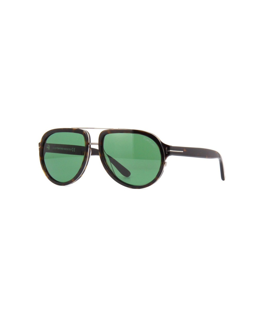 Tom Ford Logo Sunglasses In Green
