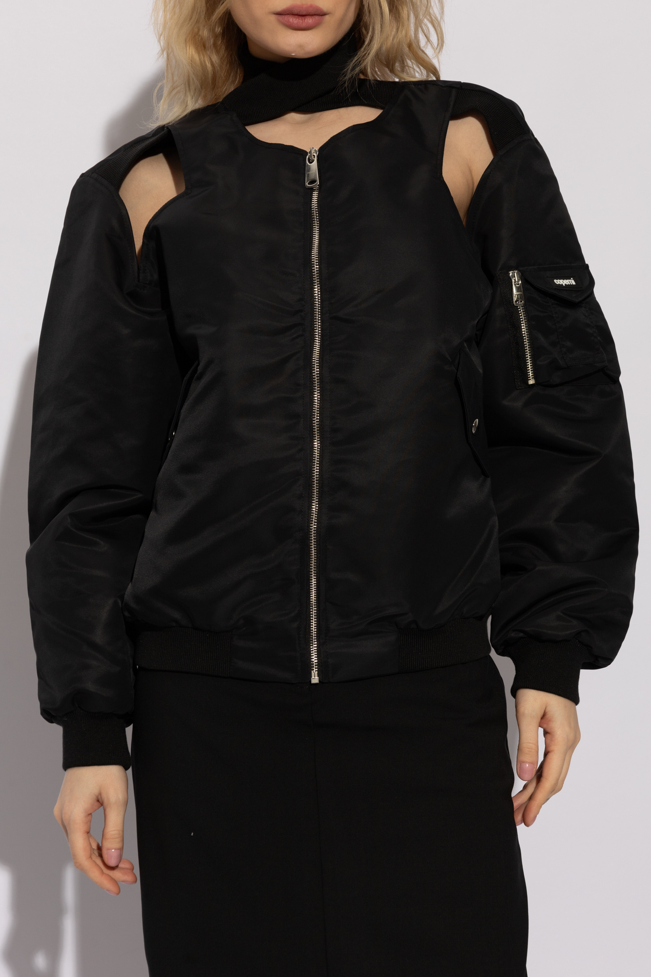 Coperni Zipper Casual Jacket In Black