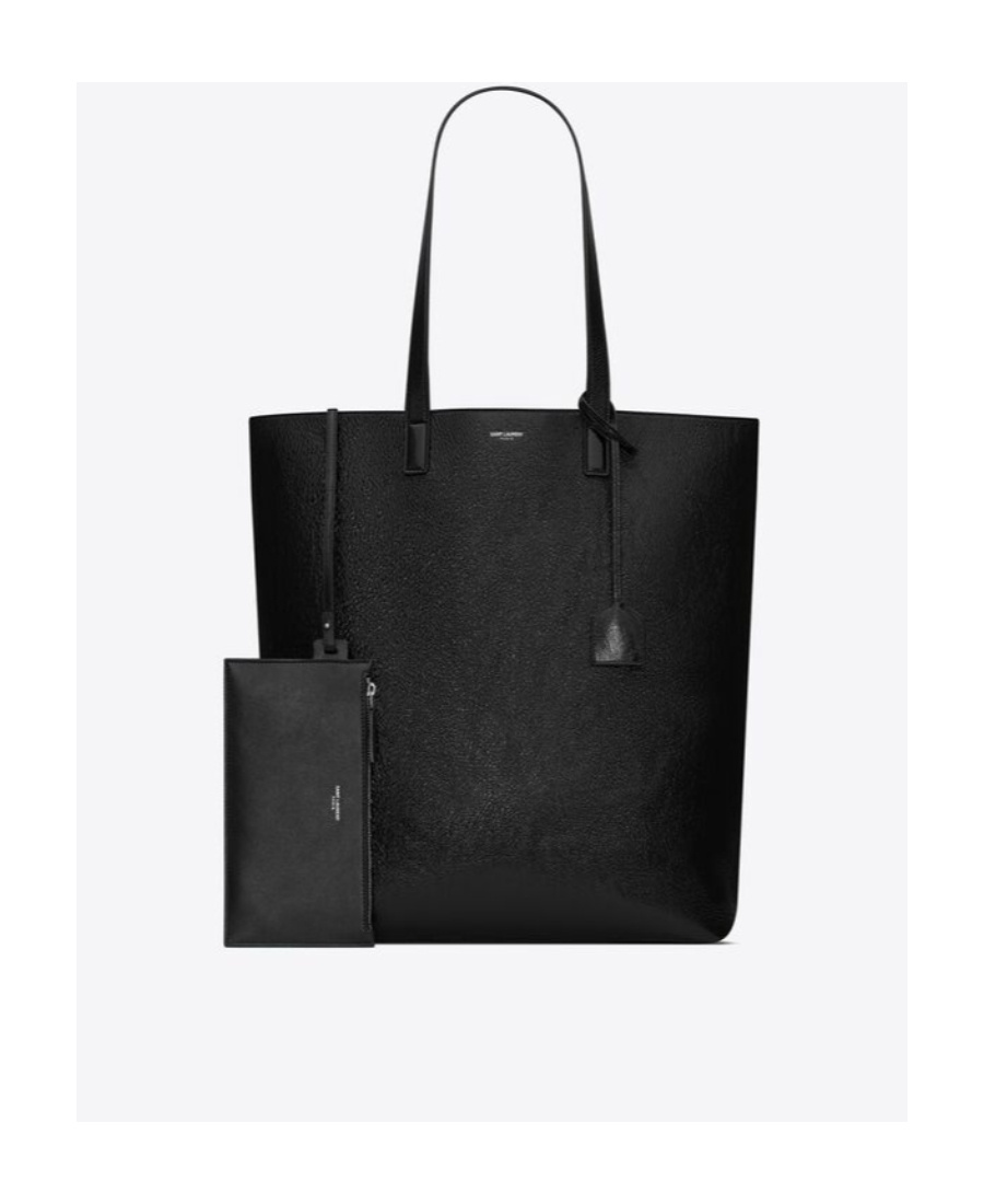 Saint Laurent Men's Bold Shopping Bag In Black