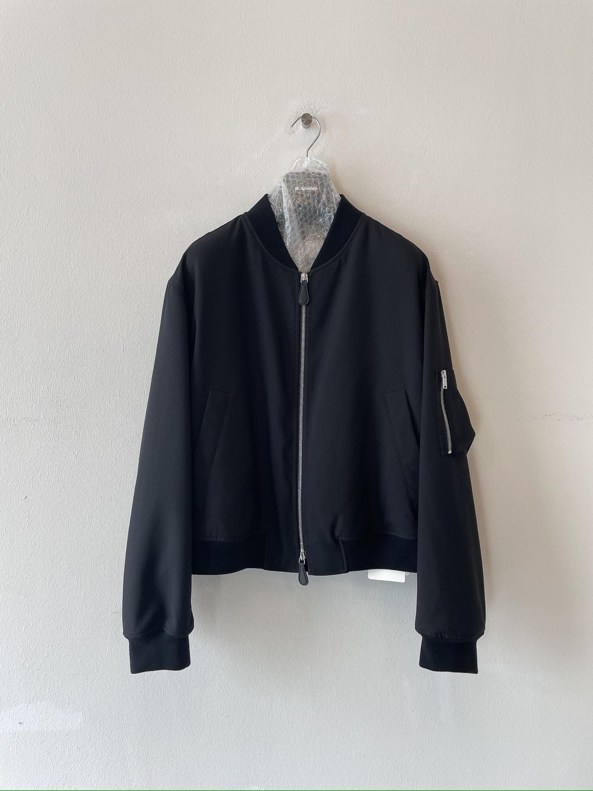 Jil Sander Long-sleeved Casual Jacket In Black
