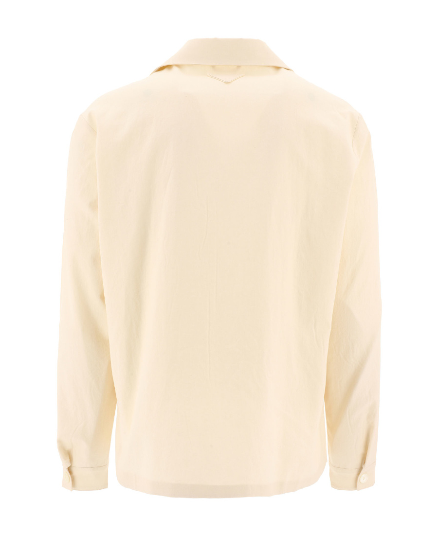 Prada Single-breasted Jacket In Nude