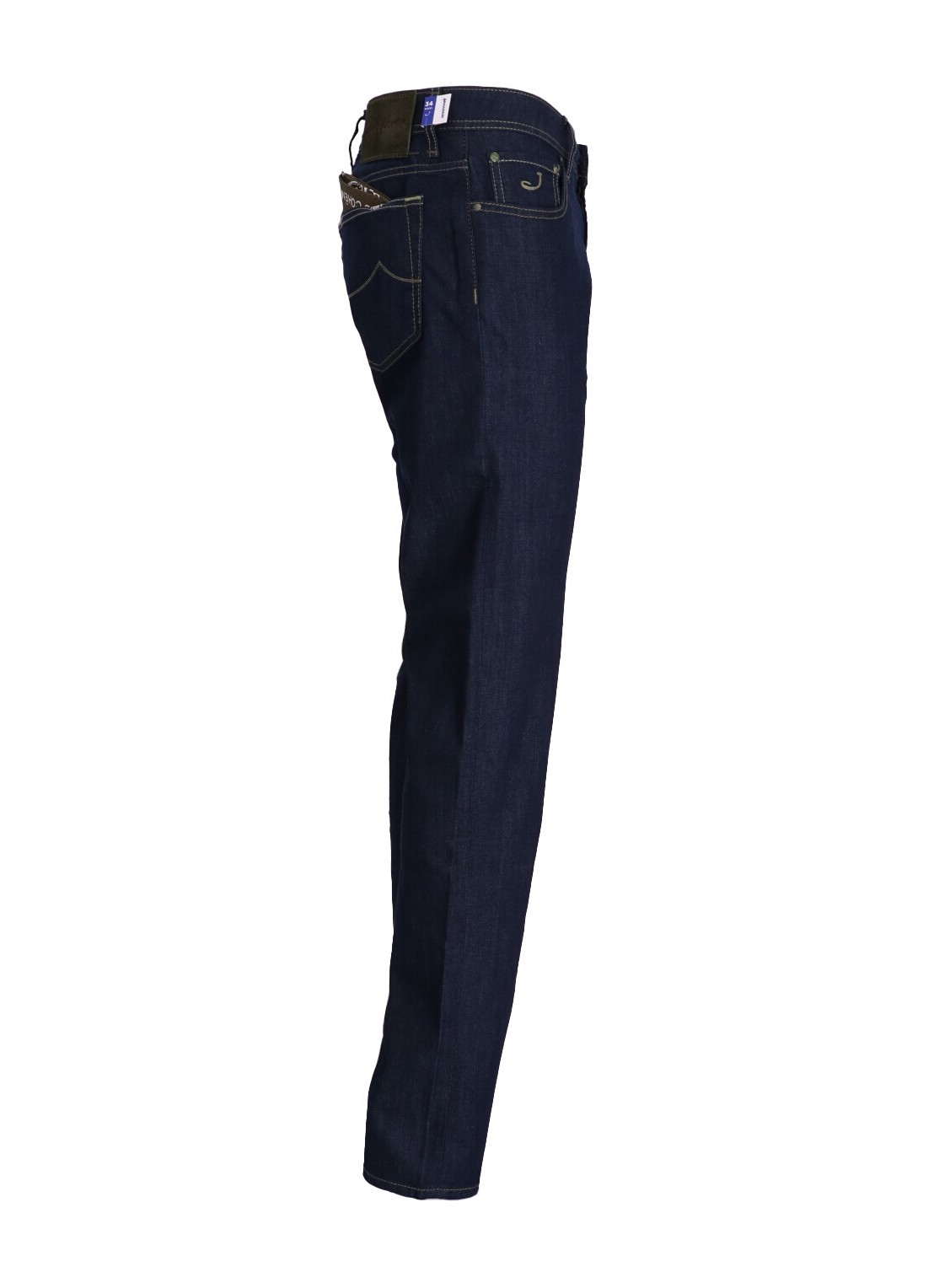 Jacob Cohen Contrast Stitch-detailing Jeans In Blue