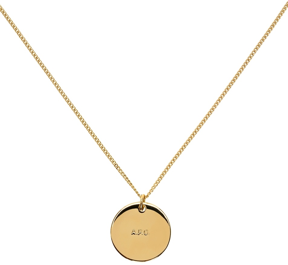 Apc Gold Eloi Necklace In Yellow