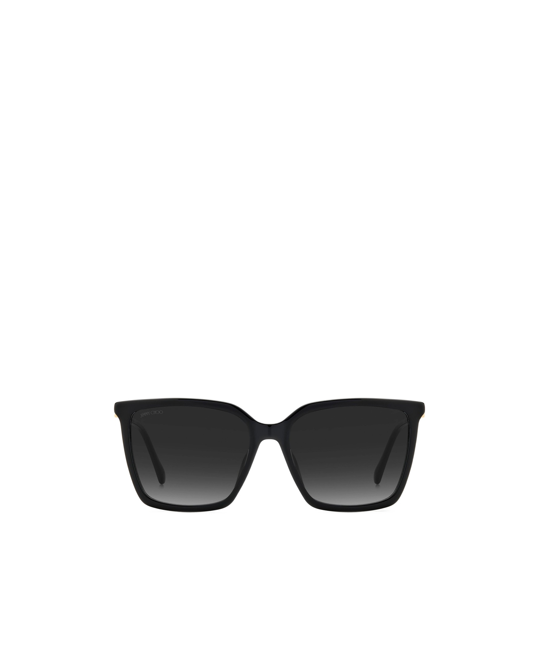 Jimmy Choo Eyewear Rectangular Frame Sunglasses In Black