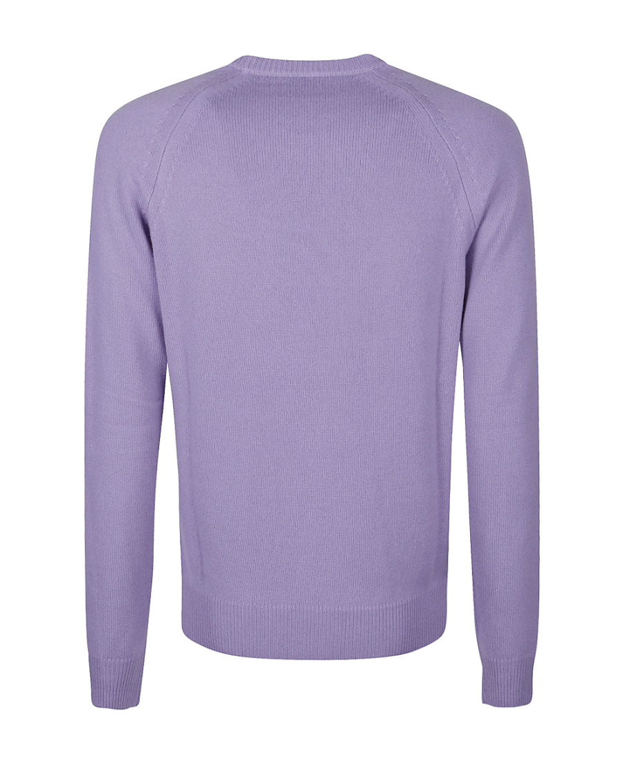 Tom Ford Saddle Crewneck Jumper In Purple