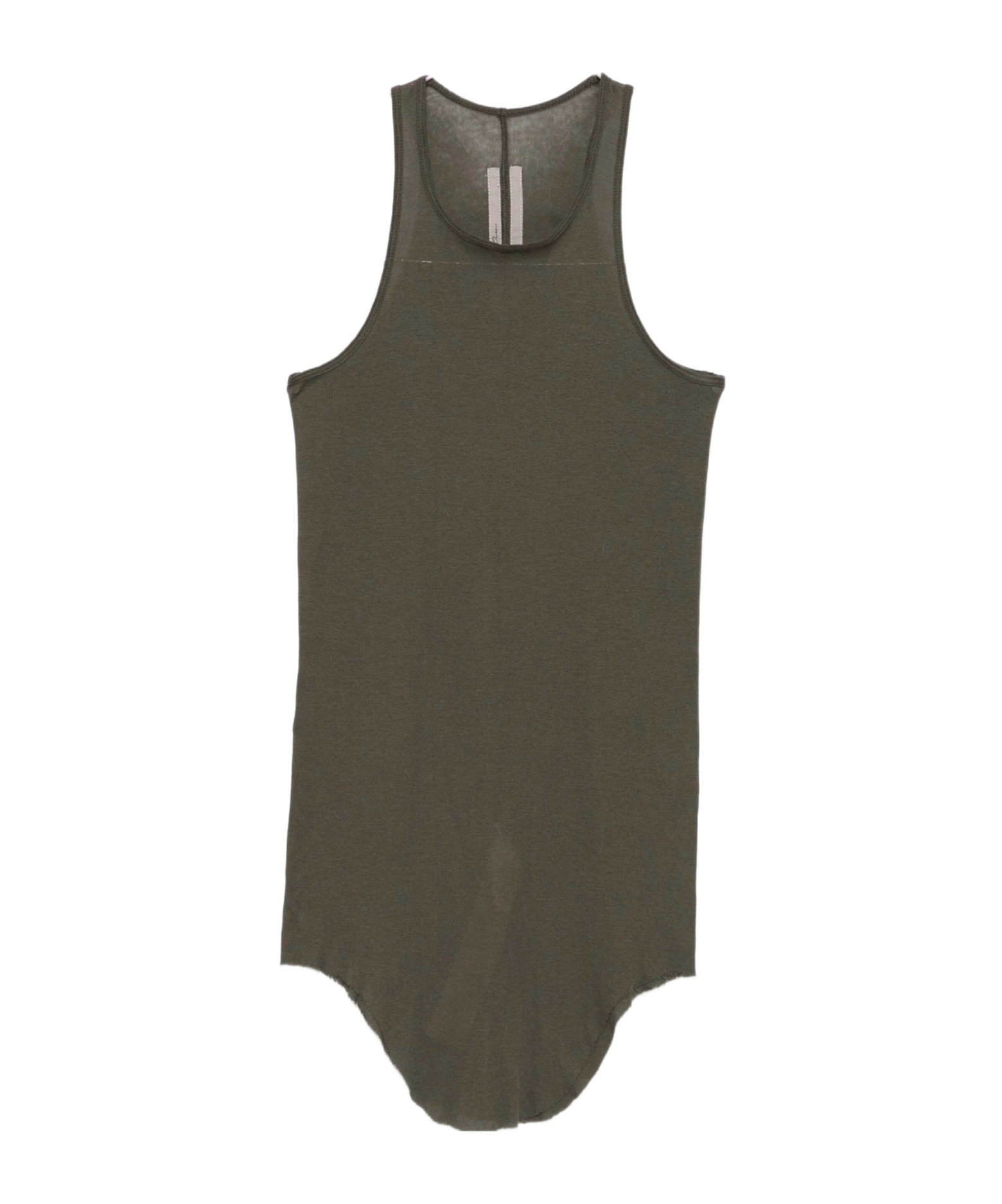 Rick Owens Sleeveless Vest In Green