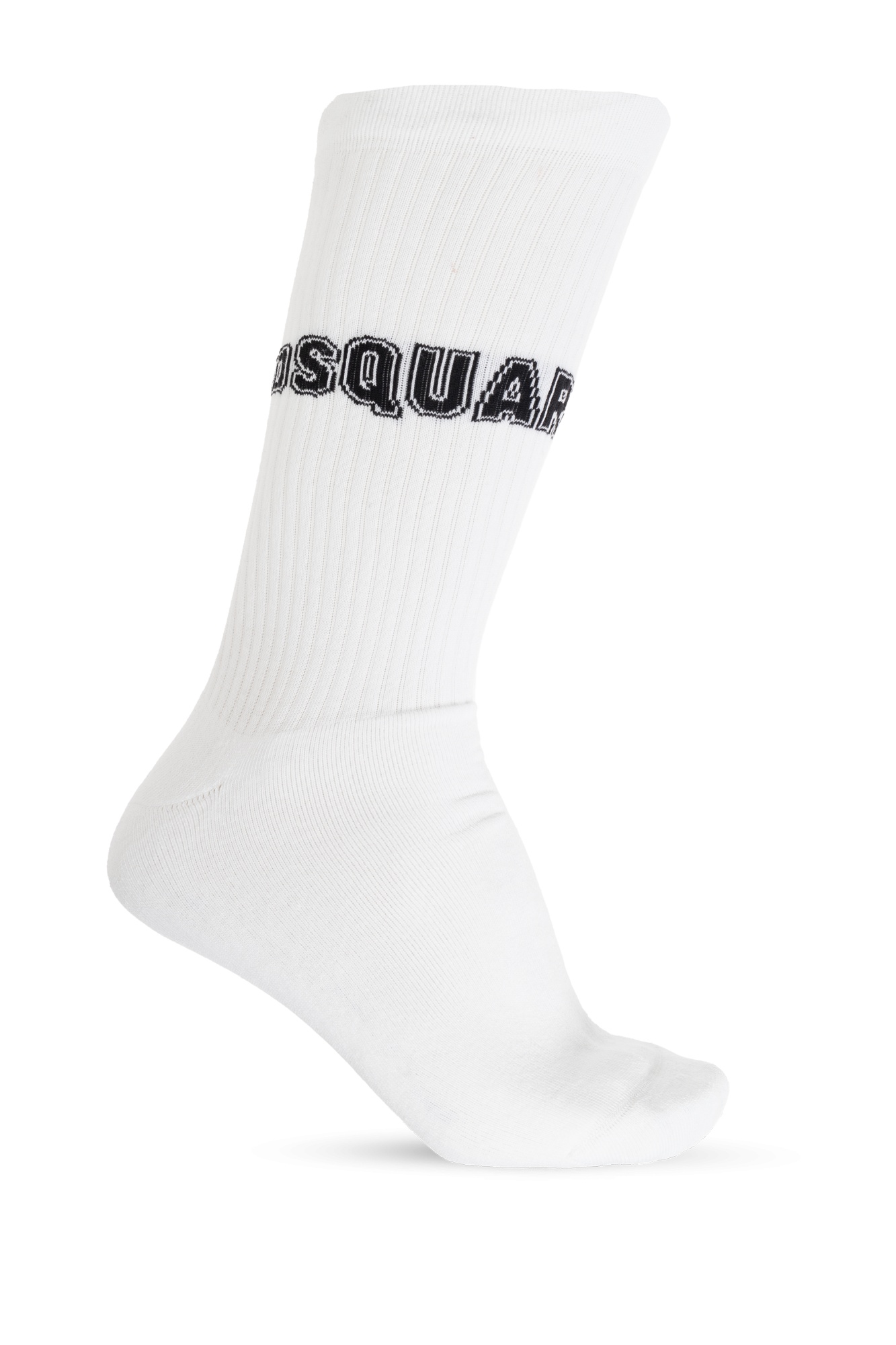 Dsquared2 Logo Socks In White