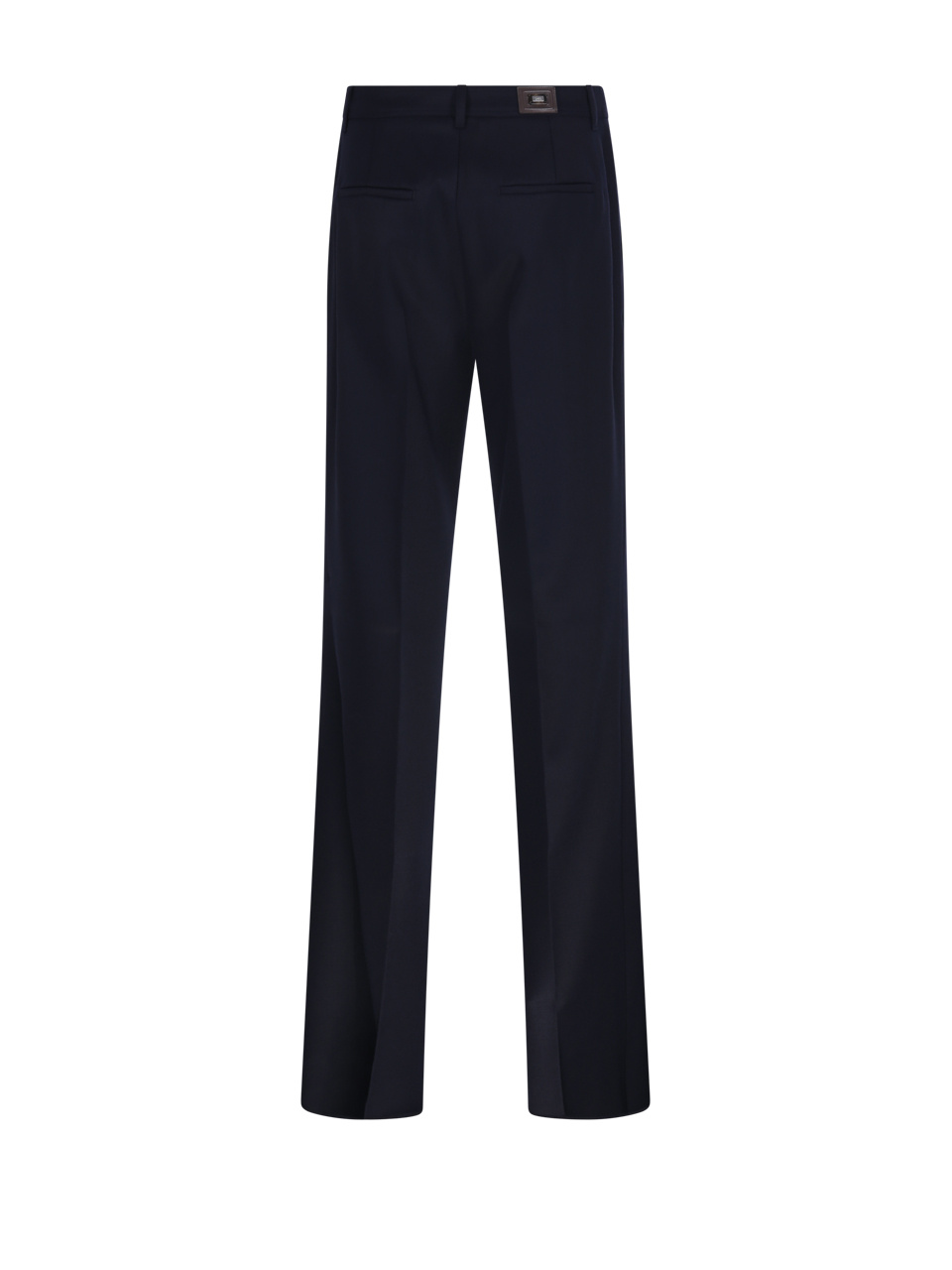 Max Mara Belt Loop Casual Pants In Blue