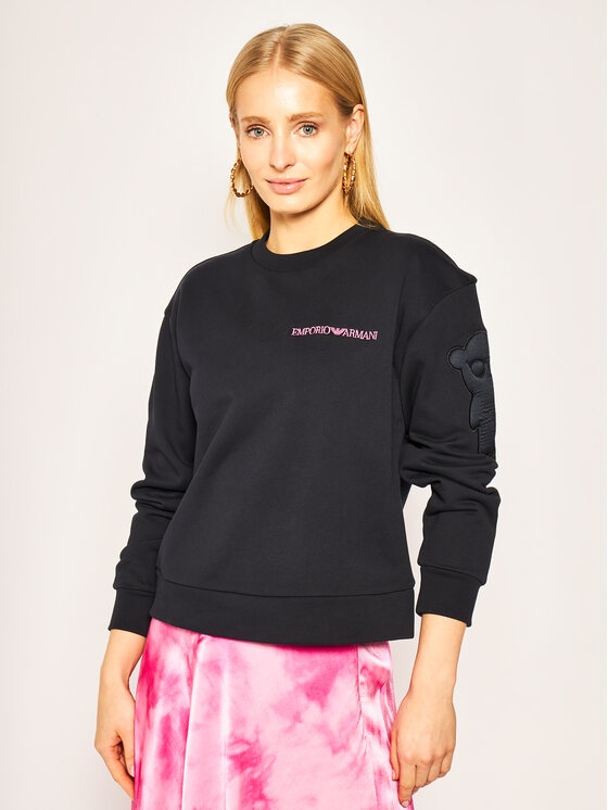 EMPORIO ARMANI LOGO DETAILS SWEATER