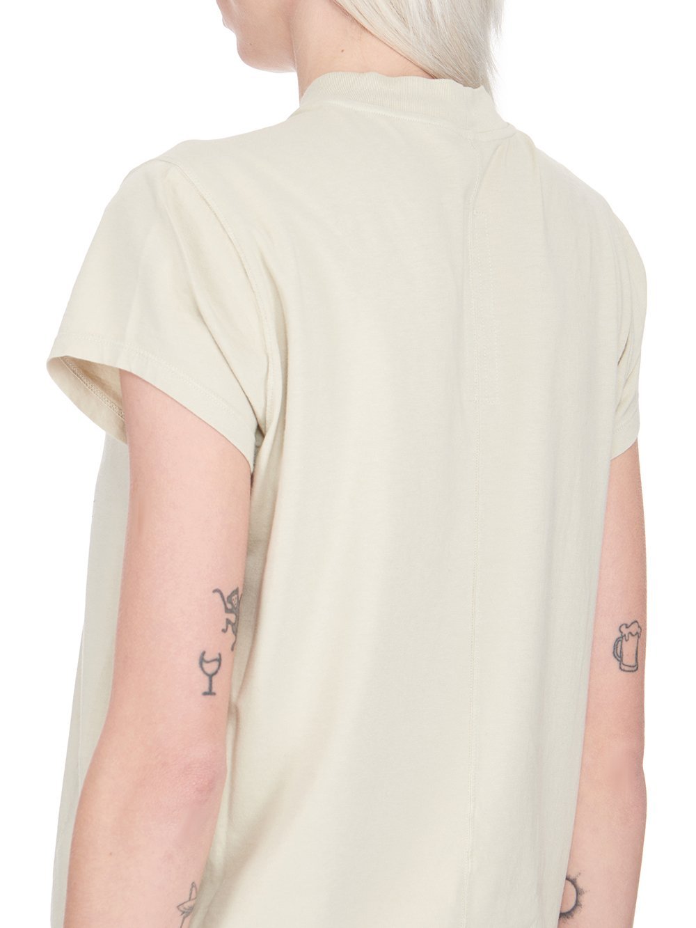 Rick Owens Drkshdw Printed T-shirt In White