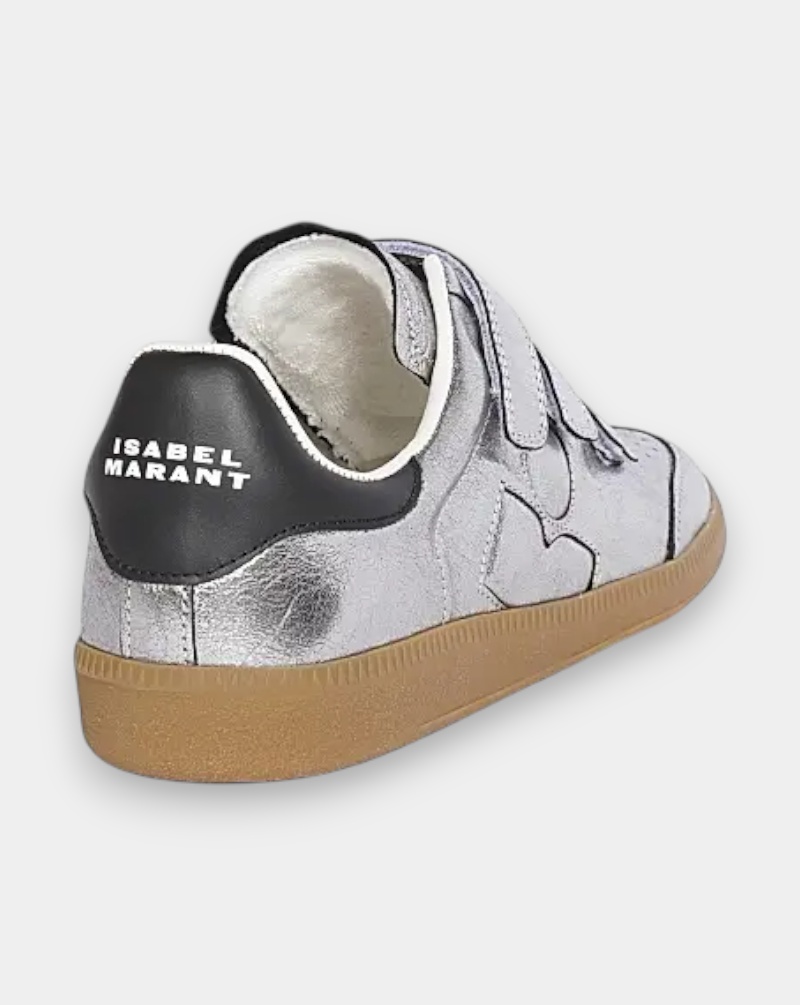 Isabel Marant Round-toe Low-top Casual Shoes In Silver