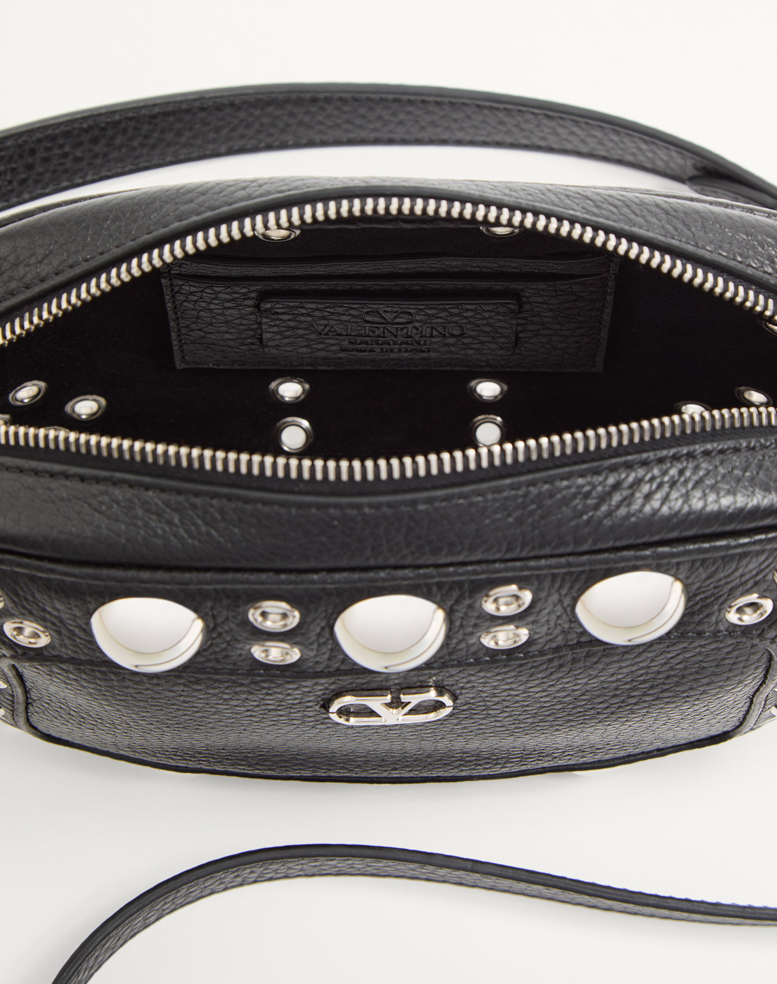 Valentino Garavani Nellcôte Crossbody Bag In Grainy Calfskin