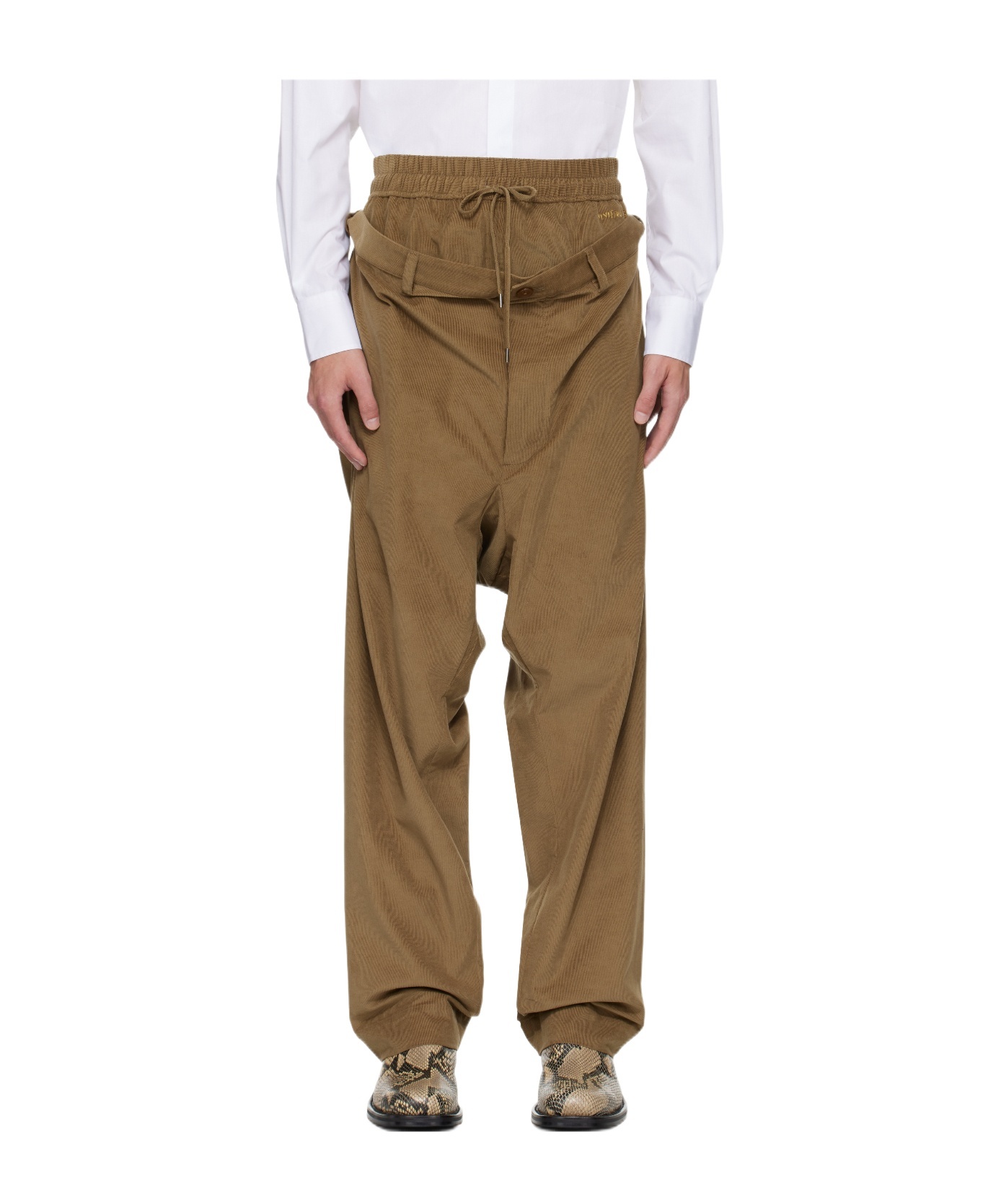 Vivienne Westwood Builder Trousers Cotton Baby Corduroy Tobacco 54 Men In Brown