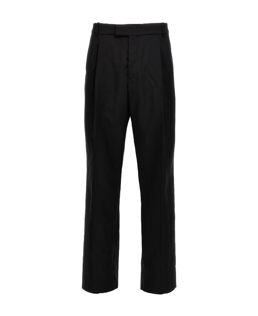 Alexander Mcqueen Alexander Mc Queen Organic Cotton Trousers In Black