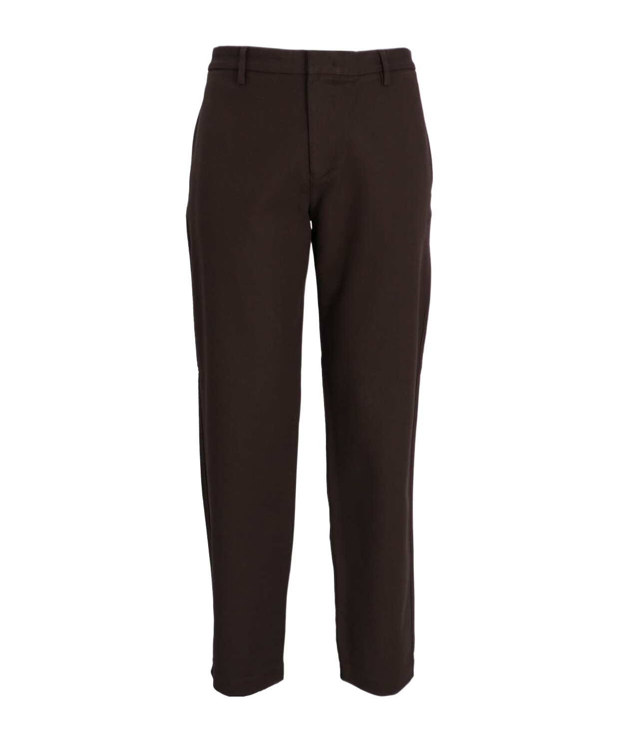 Emporio Armani Belt-loop Casual Pants In Black