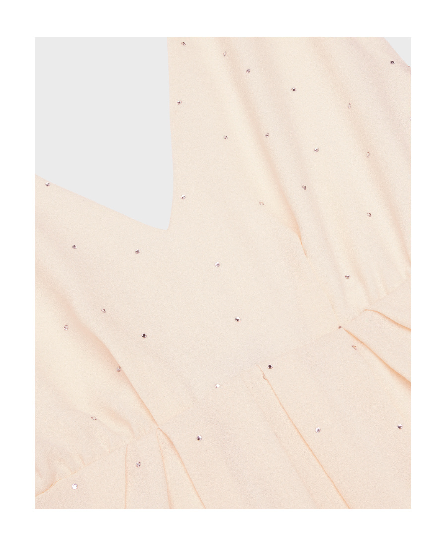 Celine Mink Very Simple Pendant Dress In White