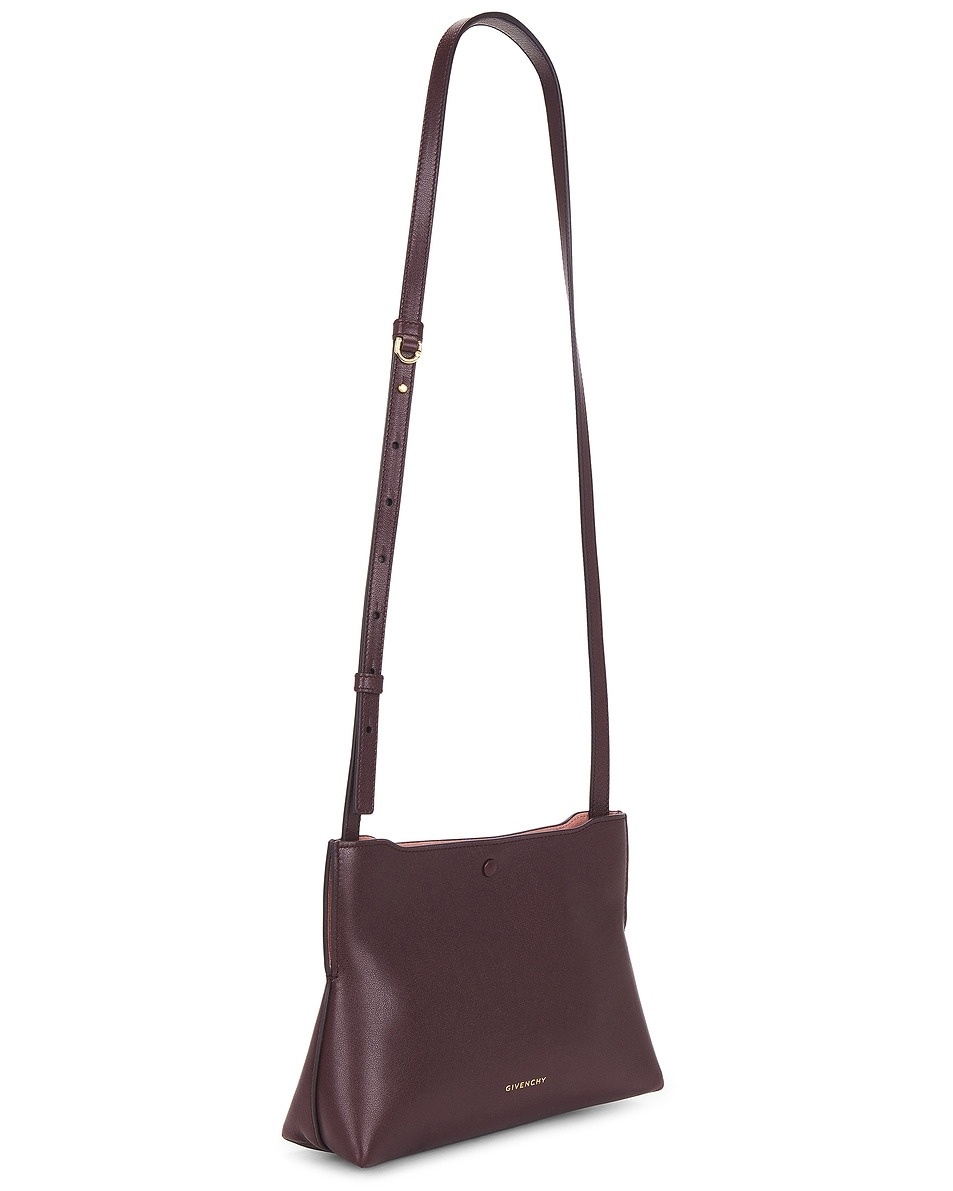 Givenchy Snap Button Shoulder Bag In Brown