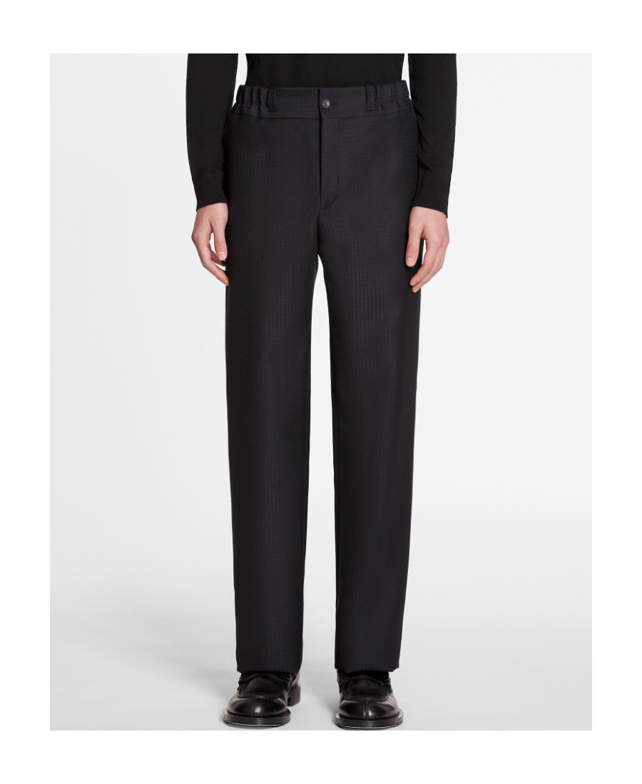Lanvin Straight-leg Tailored Trousers In Black