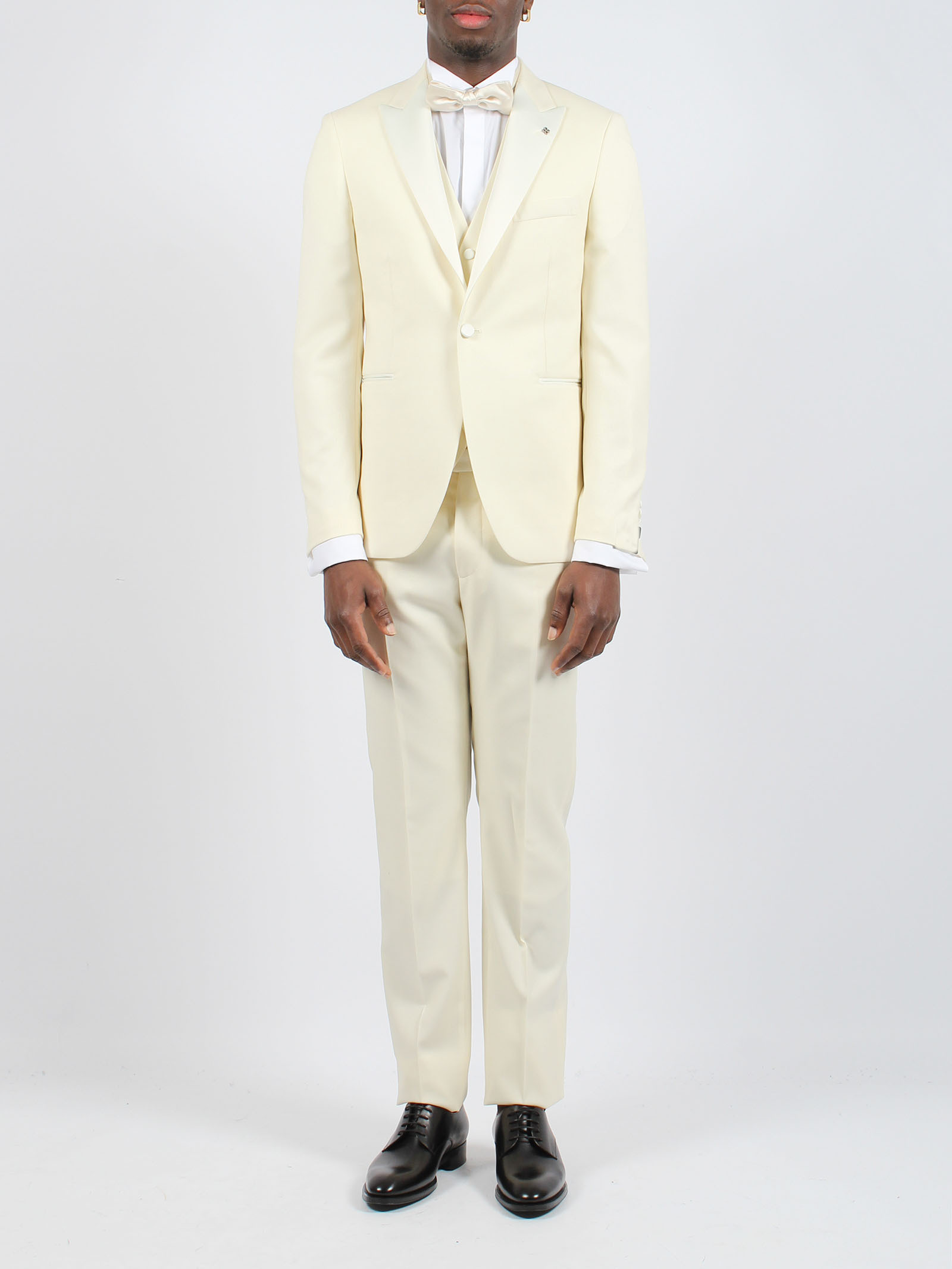 Tagliatore 3 Pieces Single Breasted Tailored Suit In White