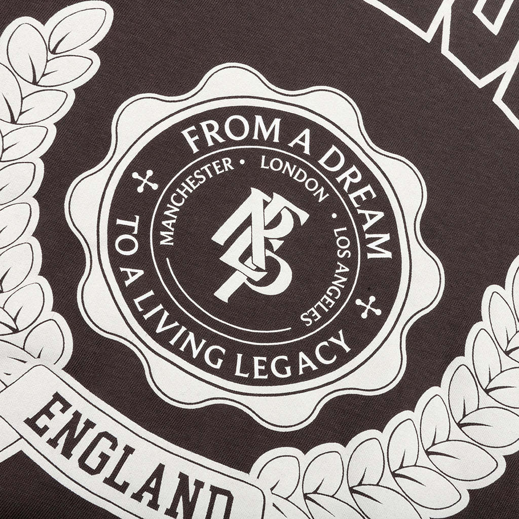 Represent Legacy Crest Cotton T-shirt With Distressed Effect In Black