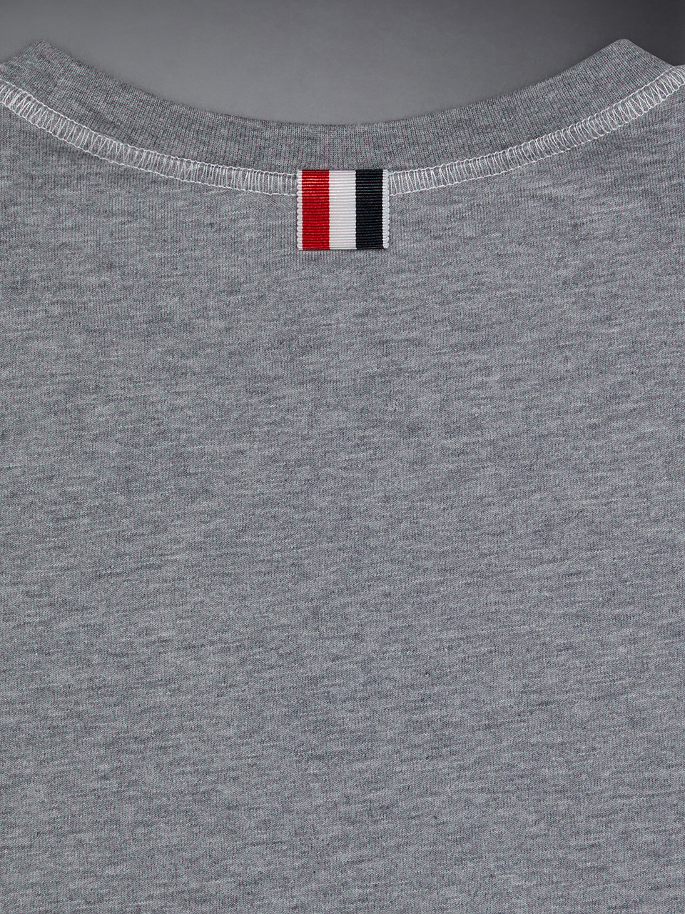 Thom Browne Graphic-print T-shirt In Gray