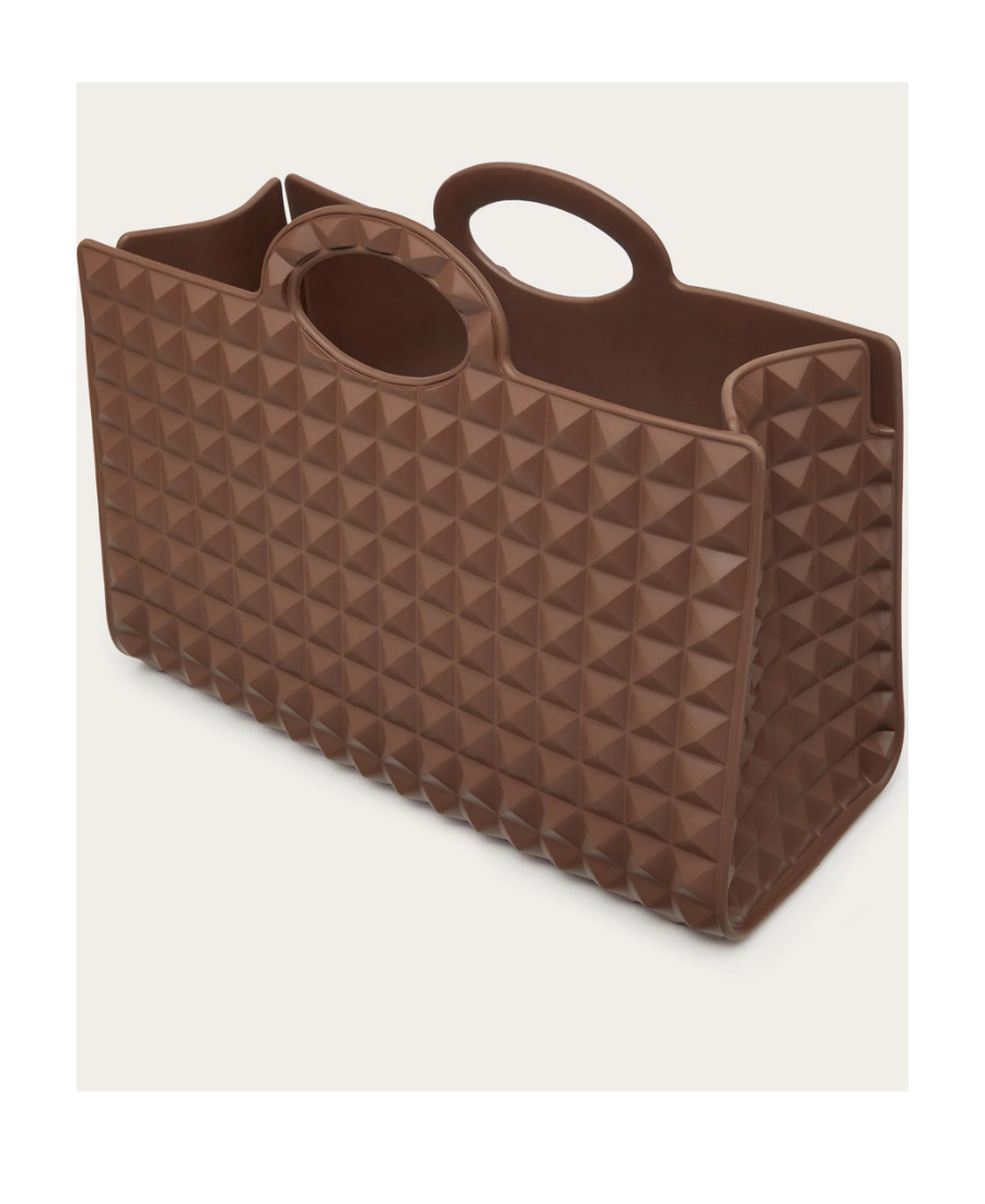 Valentino Le Troisième Shopping Tote Bag In Brown