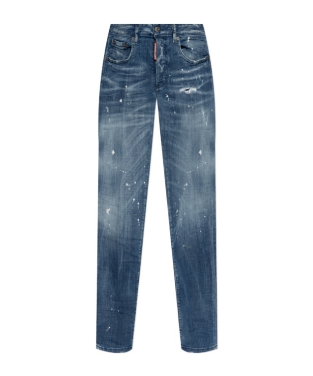 Shop Dsquared2 80's Jeans In Blue