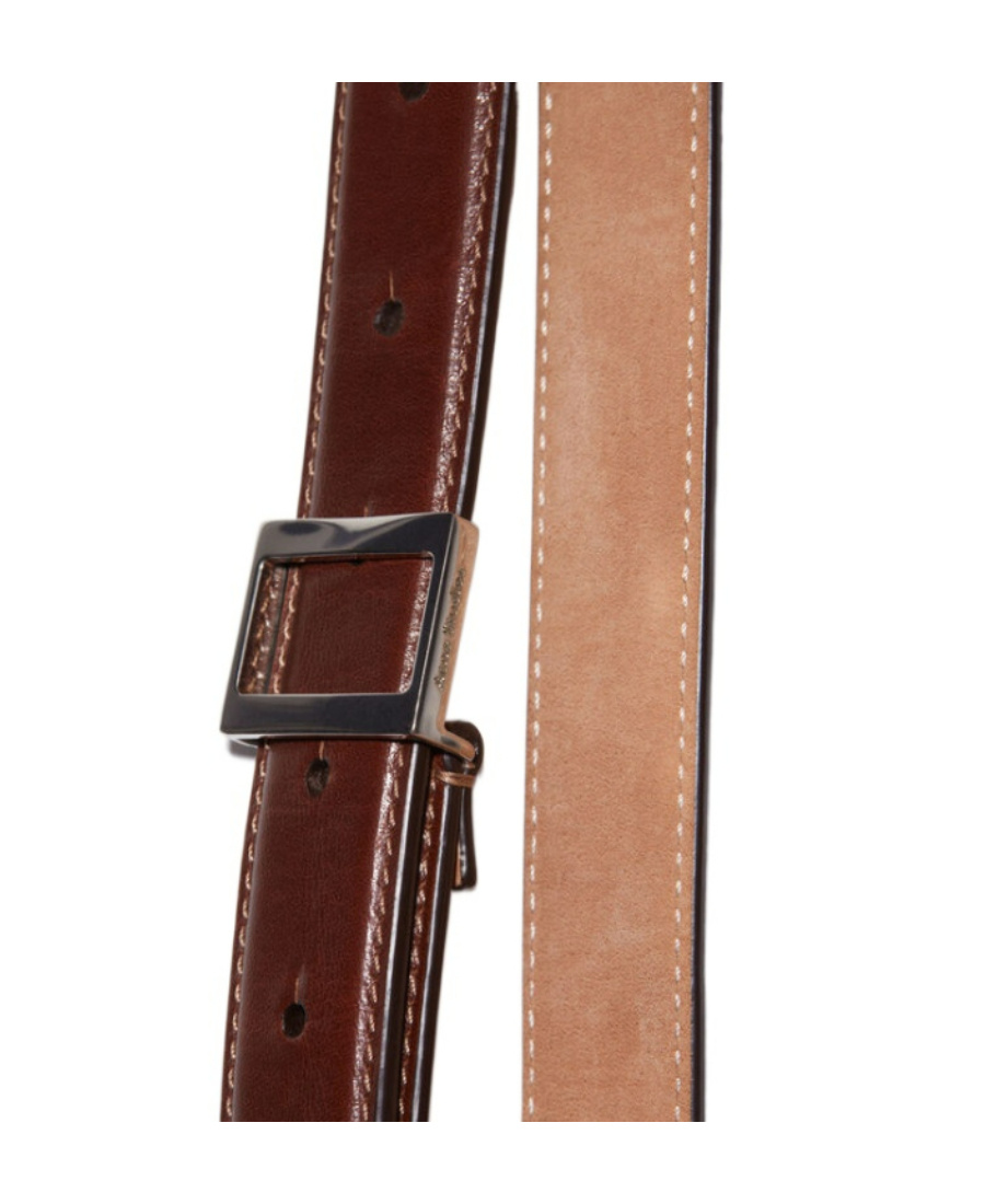 ACNE STUDIOS BUCKLE-FASTENING LEATHER BELT 
